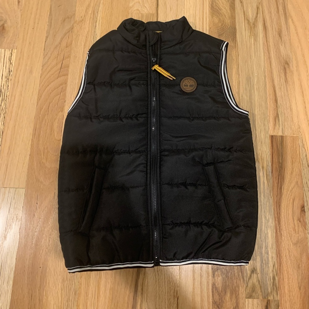 Toddler Boys Timberland Black Bubble Vest
